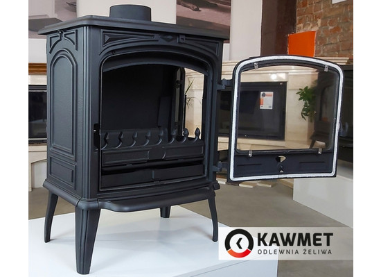 Чугунная печь KAWMET Premium S14 (6,5 кВт) - 4min