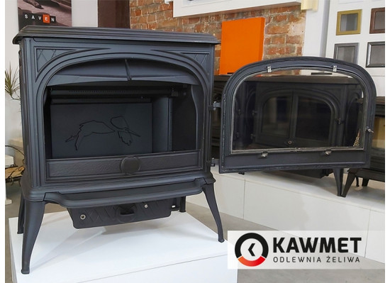 Чугунная печь KAWMET Premium S6 (13,9 kW) - 7min