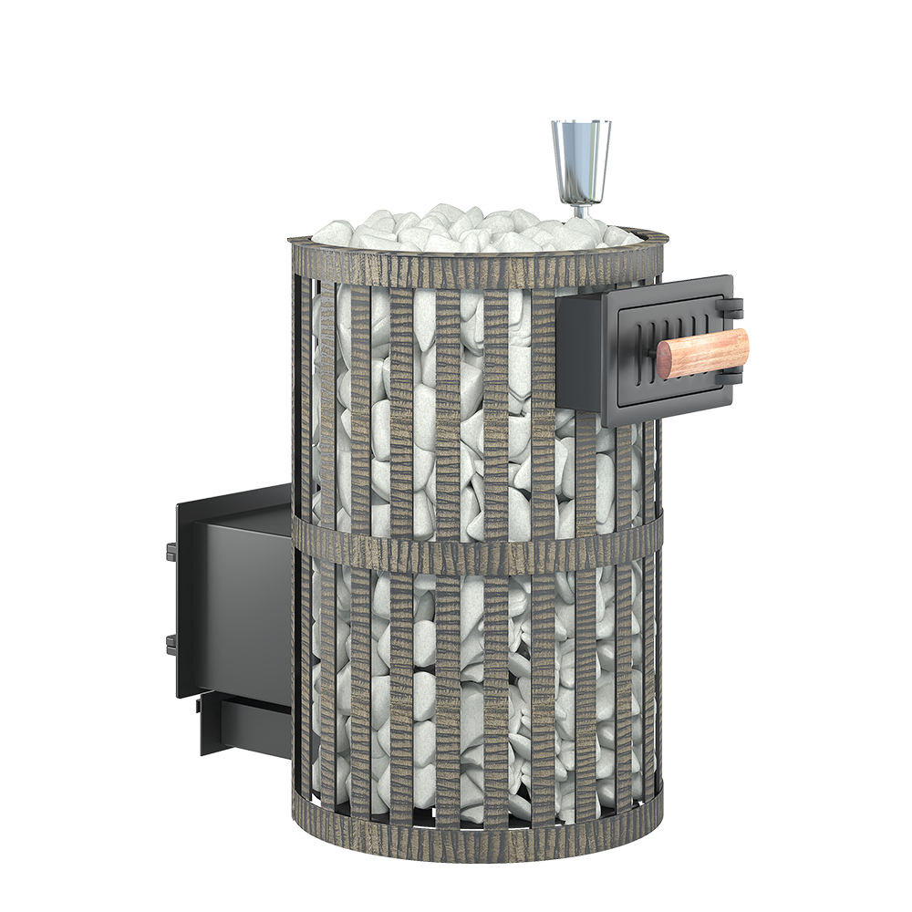 Печь для бани Везувий Ураган Ковка 12 (260) - 1min