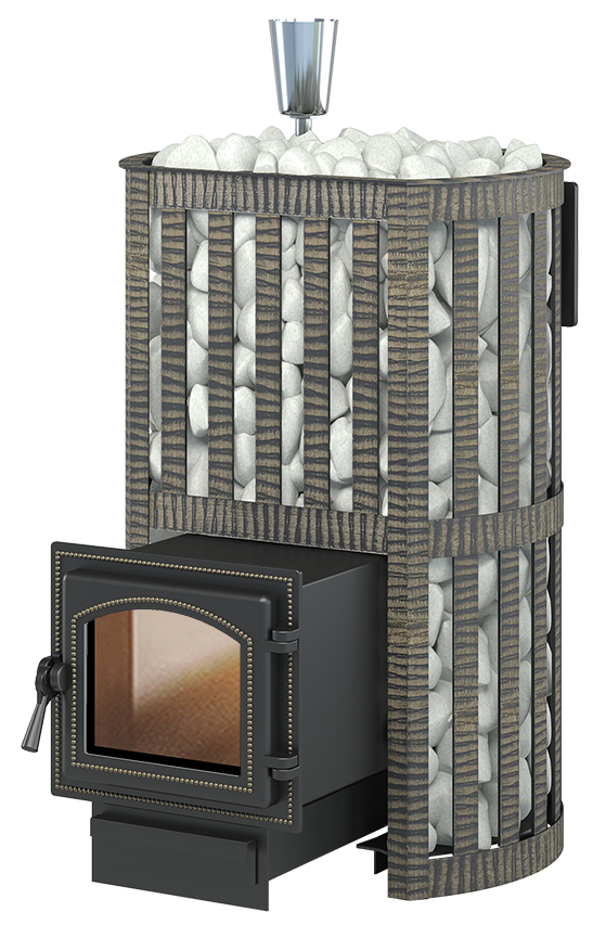 Печь для бани Везувий Ураган Ковка 12 (260) - 0min