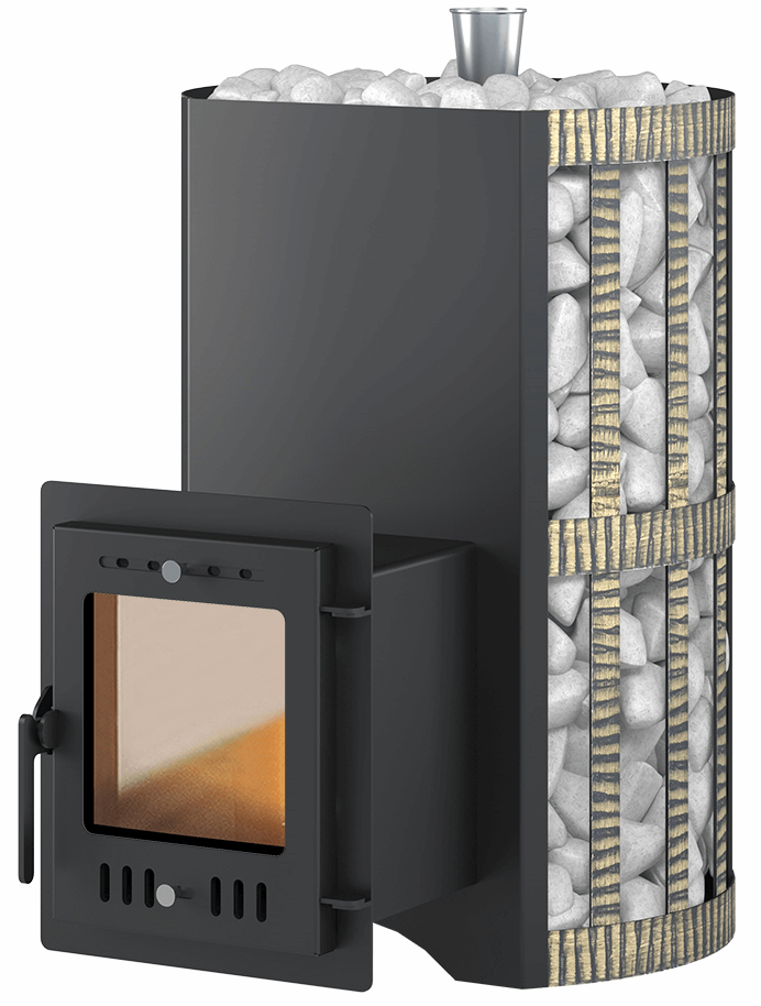 Печь для бани Везувий Скиф парогенератор ковка (210) «М» - 0min