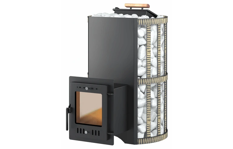 Печь для бани Везувий Скиф с закрытой каменкой ковка (210) &laquo;М&raquo;