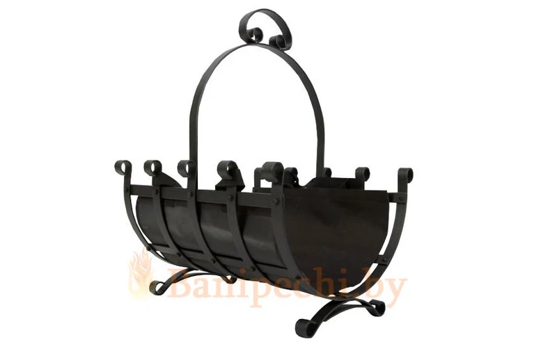 Дровница КИНГ с ручкой большая