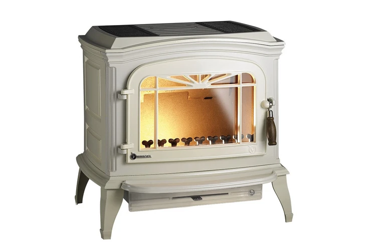 Печь-камин Invicta BRADFORD (слоновая кость)