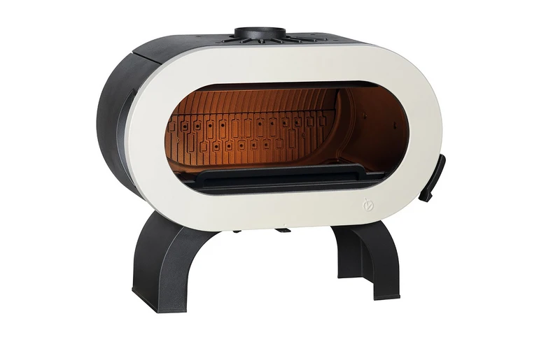 Чугунная печь Invicta Fifty бежевая эмаль