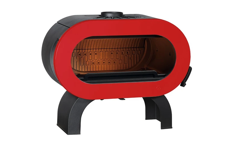 Чугунная печь Invicta Fifty красная эмаль