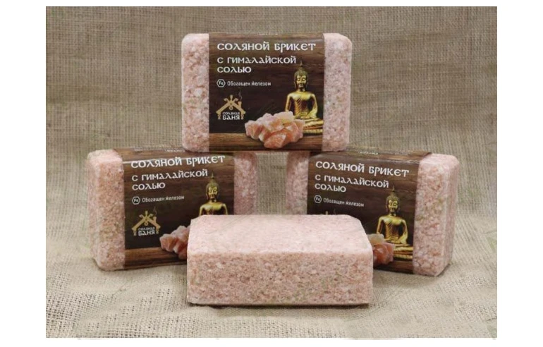 Соляной брикет &laquo;Соляная баня&raquo; с "Гималайской солью&raquo;