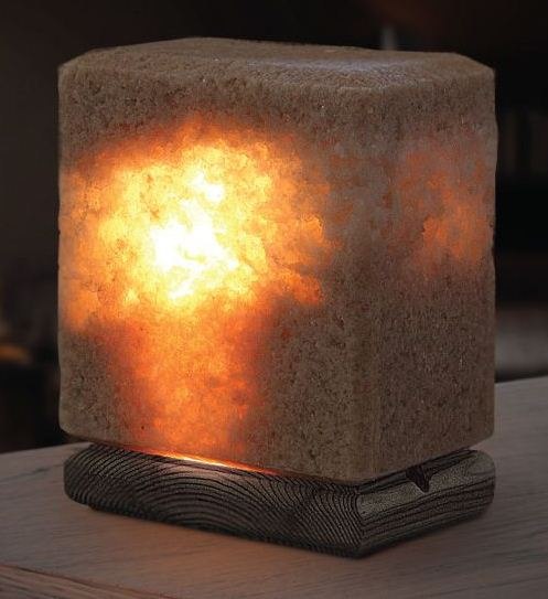 Соляная лампа из смеси Каменной и Крымской Розовой соли - 0