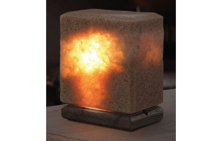 Соляная лампа из смеси Каменной и Крымской Розовой соли