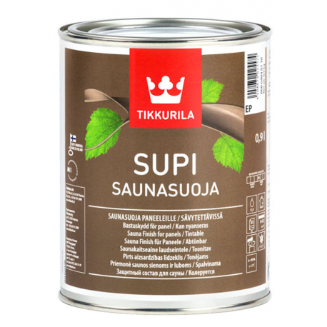 Защитный состав для стен Supi Saunasuoja 0,9 л. - 0