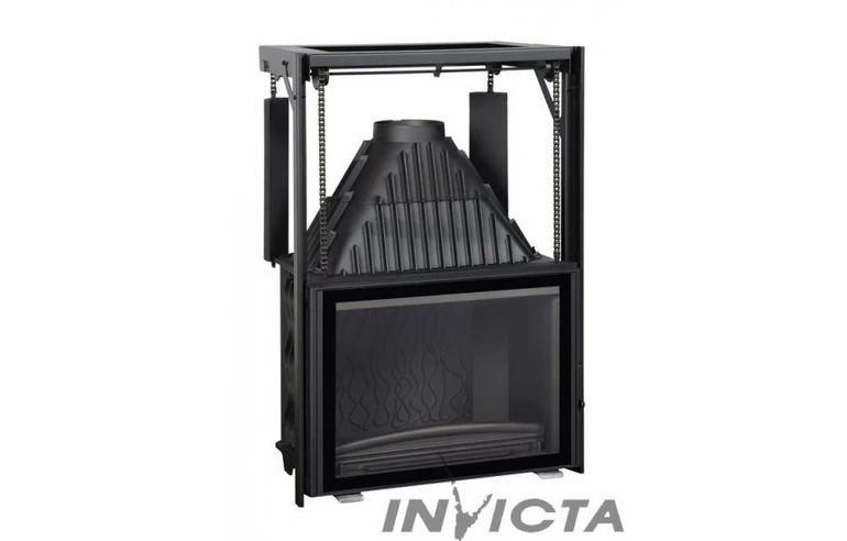 Каминная топка Invicta 800 GRAND ANGLE RELEVABLE