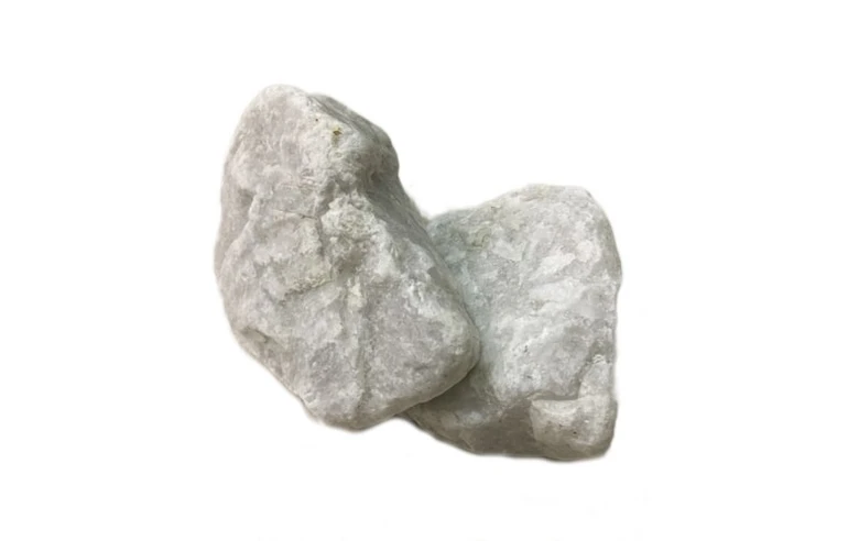 Камни для бани Белый кварц, обвалованный  крупный , 10 кг