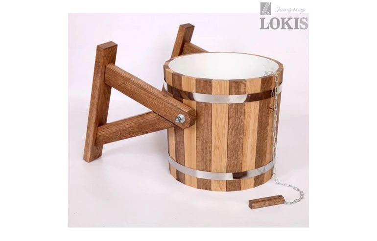 Обливное устройство Дуб Под Маслом Зебра 16 Л Вставка Нержавейка