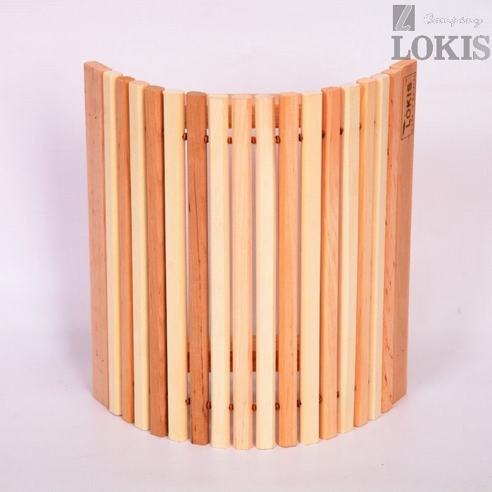 Абажур Узкий Рейки Зебра Ольха-Липа - 0min