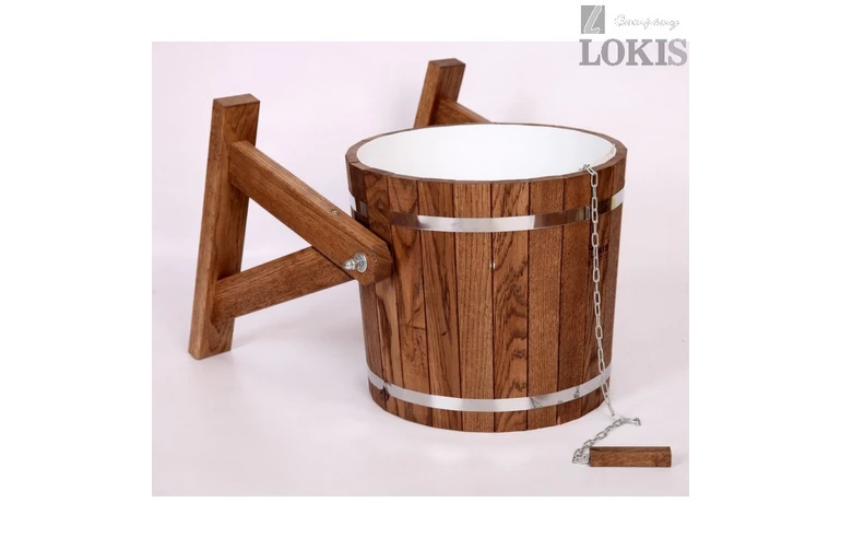 Обливное устройство Дуб Под Маслом Темный 16 Л Вставка Нержавейка