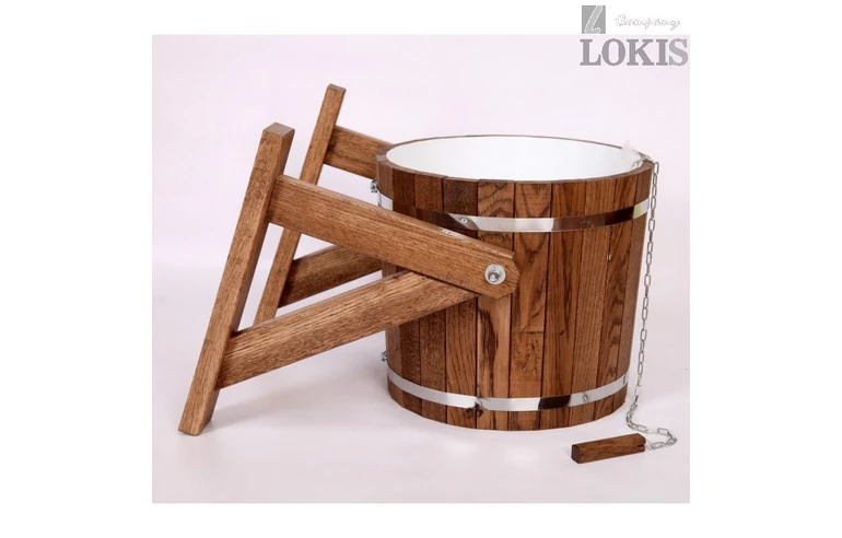 Обливное устройство Дуб Под Маслом Темный 20 Л Вставка Нержавейка