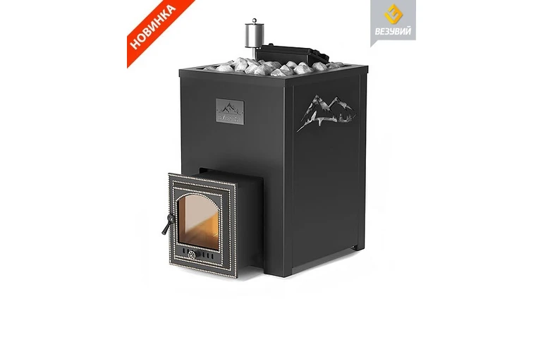Кожух для печи Везувий Эверест INOX 15 &laquo;ГОРЫ&raquo;