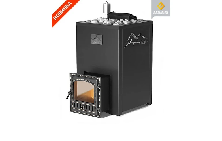 Кожух для печи Везувий Эверест INOX 25 &laquo;ГОРЫ&raquo;