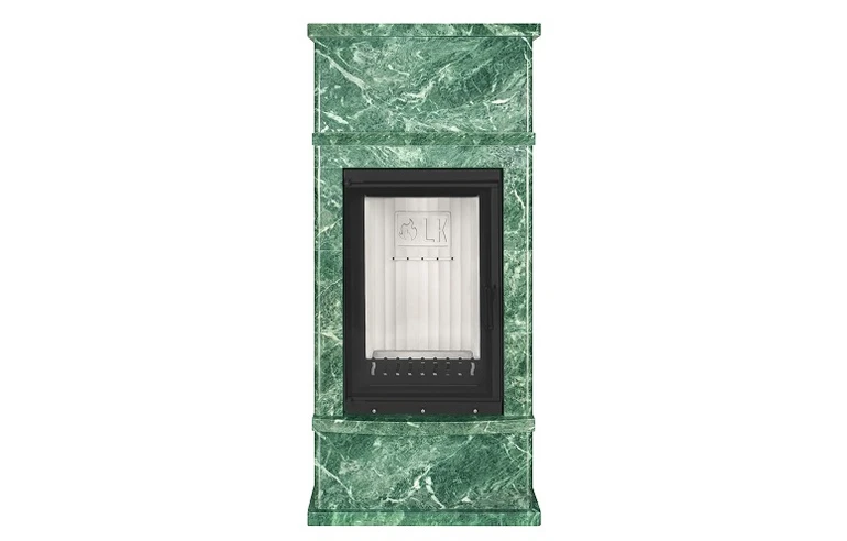 Печь-камин СИНАЙ в облицовке Змеевик