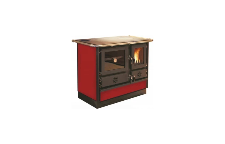 Печь-камин MBS THERMO MAGNUM PLUS 4D L RED (левая)