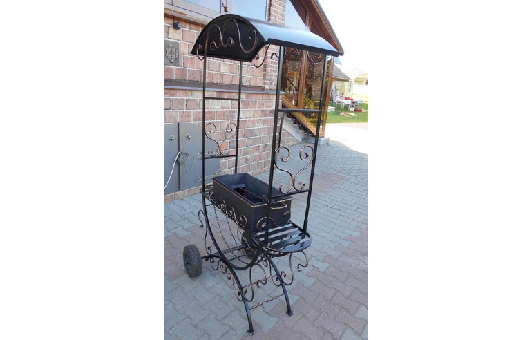 Мангал кованый ЭДВИН-РУФ, сталь 5 мм