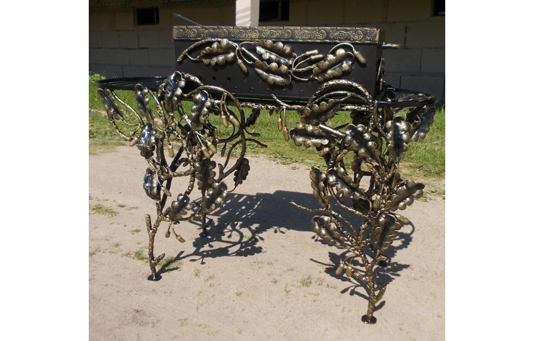 Кованый мангал ЛЕЛЬ, сталь 5 мм