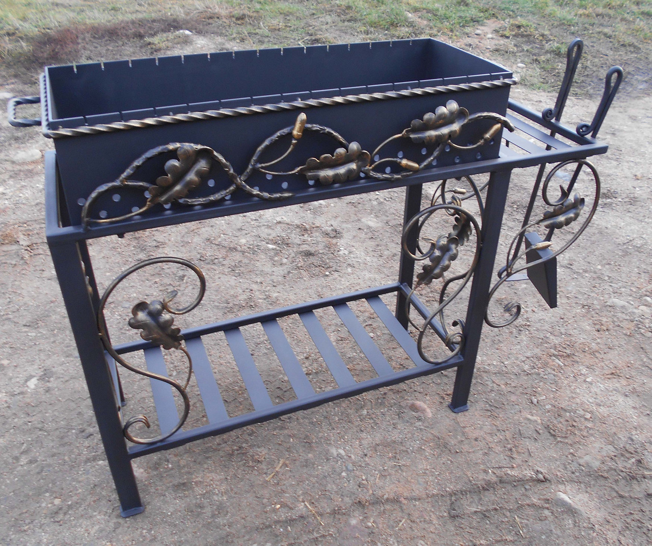 Кованый мангал ТОДОР-80СМ, сталь 5 мм - 3min