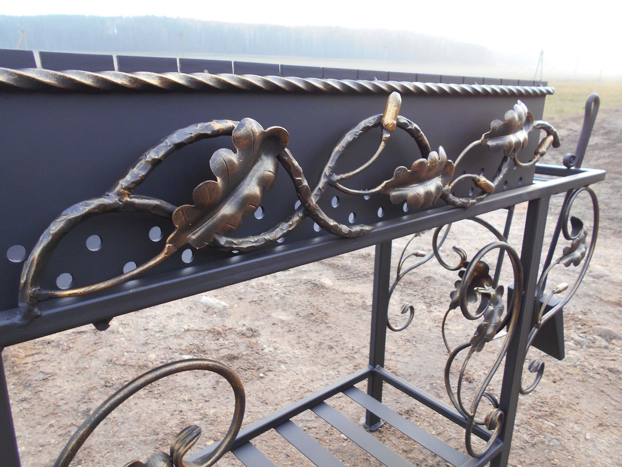 Кованый мангал ТОДОР-80СМ, сталь 5 мм - 2min