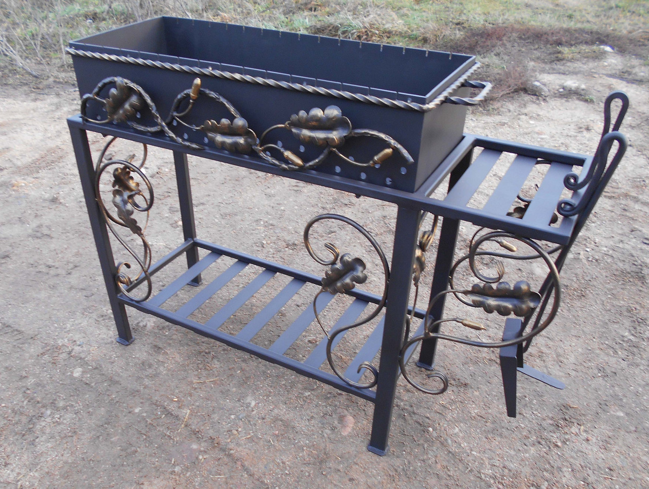 Кованый мангал ТОДОР-80СМ, сталь 5 мм - 0min