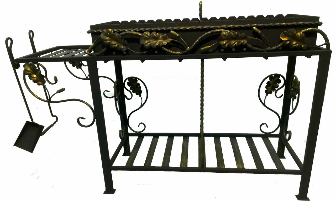 Кованый мангал ТОДОР-100СМ, сталь 5 мм - 1min