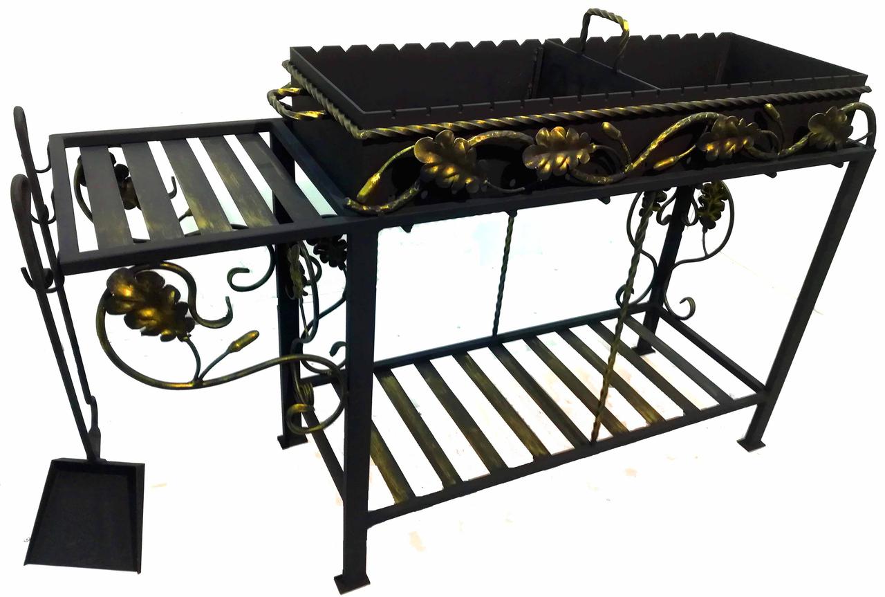 Кованый мангал ТОДОР-100СМ, сталь 5 мм - 0min