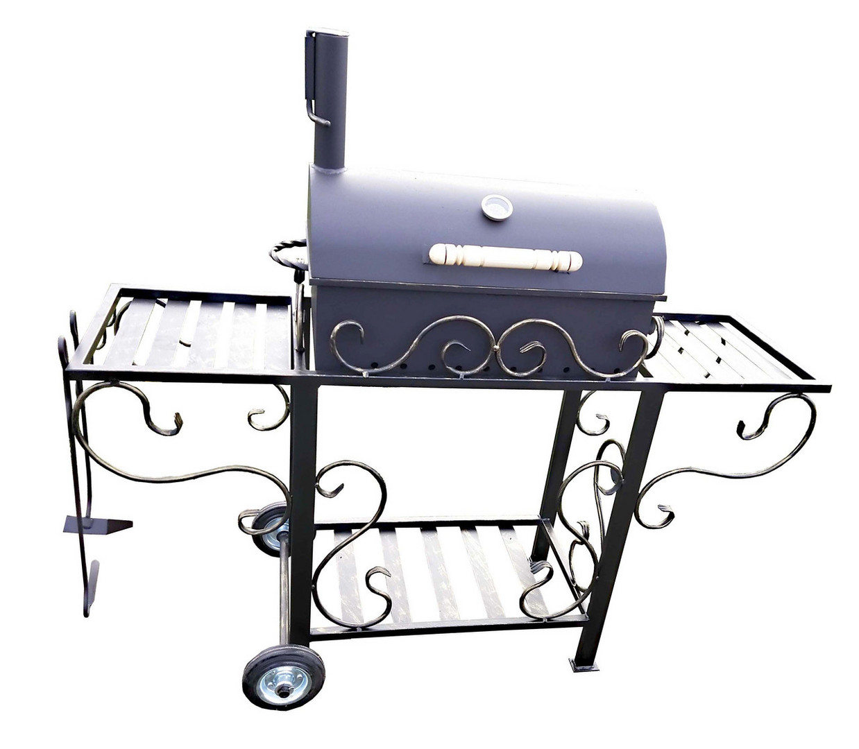 Кованый мангал НОРТ-ГРИЛЬ, сталь 5 мм - 0min