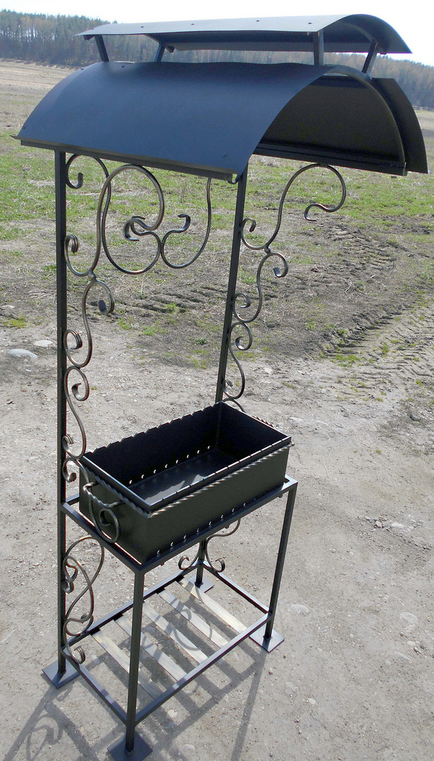 Кованый мангал НОРТ-АТТИК, сталь 5 мм - 2min