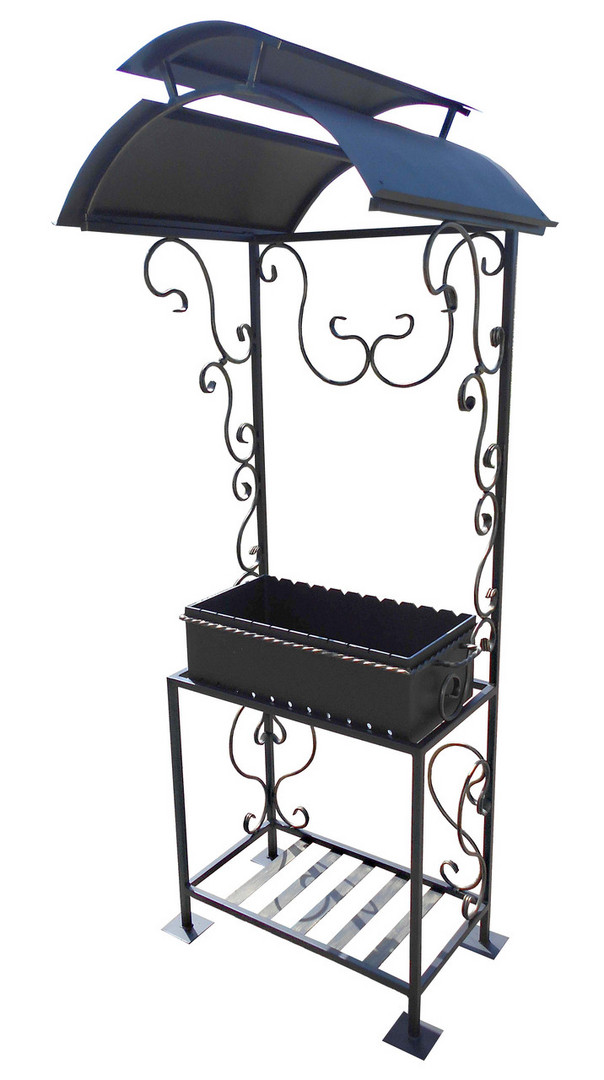 Кованый мангал НОРТ-АТТИК, сталь 5 мм - 0min