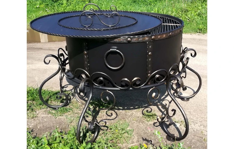 Мангал-Барбекю-Кострище АРКАН, сталь 5 мм