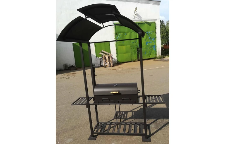 Мангал 4 в 1 (гриль, барбекю, коптилка) КУ-9, сталь 5 мм