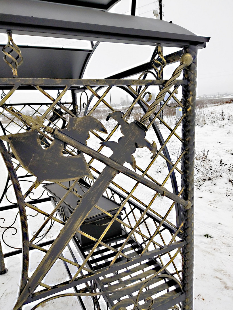 Мангал кованый АРЕС, сталь 5 мм - 5min