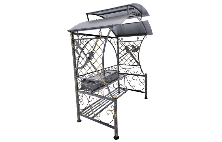 Мангал кованый АРЕС, сталь 5 мм