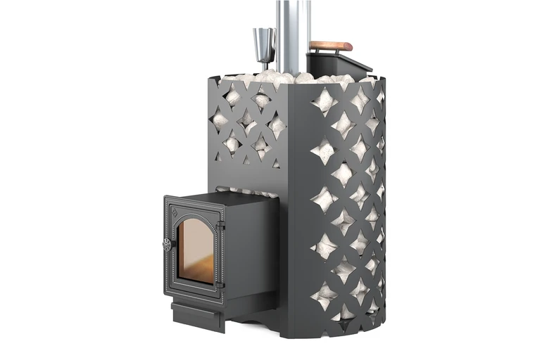 Печь для бани ЭТНА 18 (ДТ-4С) Закрытая каменка