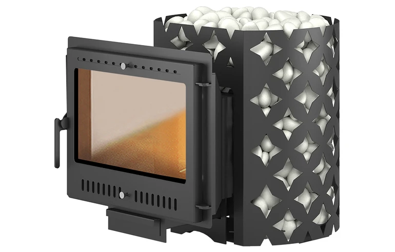 Печь для бани ЭТНА 18 (Панорама) "М"