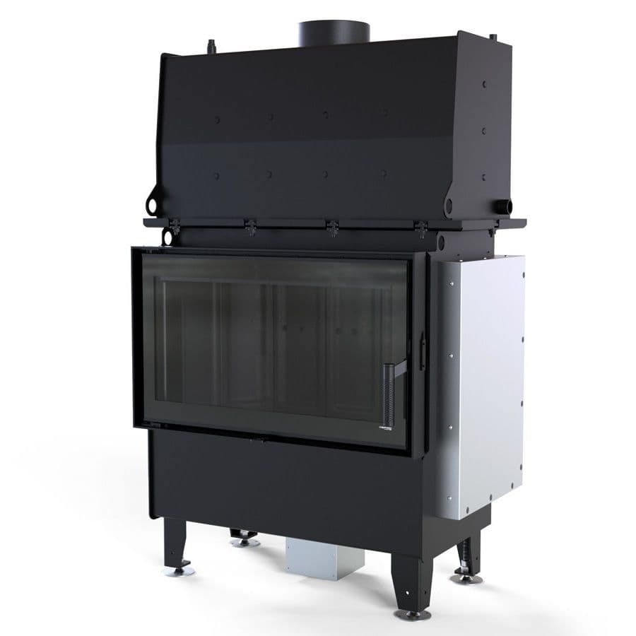 Каминная топка DEFRO HOME RIVA ME SHORT с водным контуром - 3min