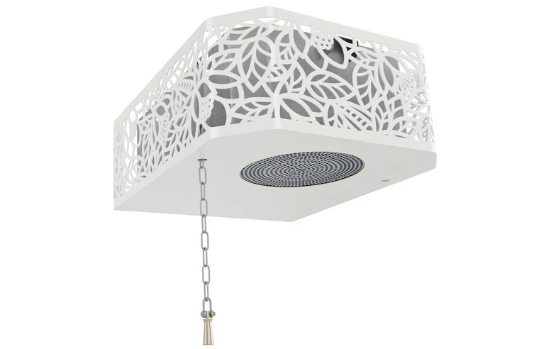 Обливное устройство ИзиСтим Каскад 20 в кожухе сетке Хохлома белый