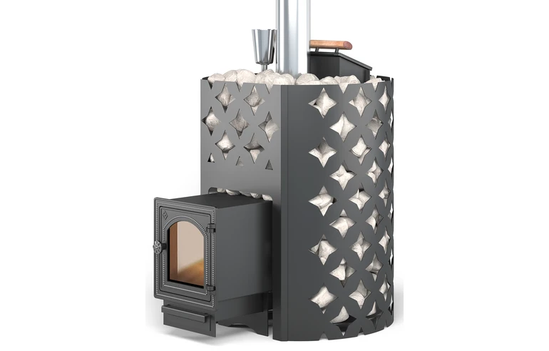 Печь для бани ЭТНА 24 (ДТ-4С) Закрытая каменка