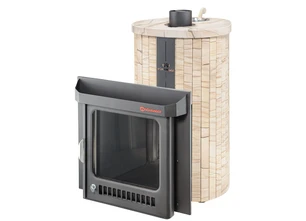 Печь для бани Ферингер Малютка ПФ «Окаменевшее дерево» наборный