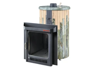 Печь для бани Ферингер Оптима ПФ «Жадеит + Окаменевшее дерево»