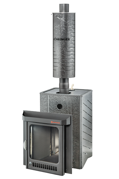 Печь для бани Ферингер Квадра ПФ в кожухе Лайн - 5min