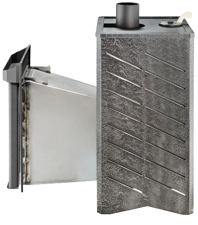 Печь для бани Ферингер Квадра ПФ в кожухе Лайн - 2min