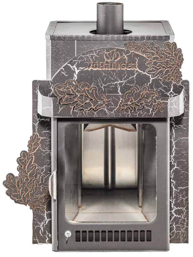 Печь для бани Ферингер Квадра ПФ в кожухе Дуб - 1min