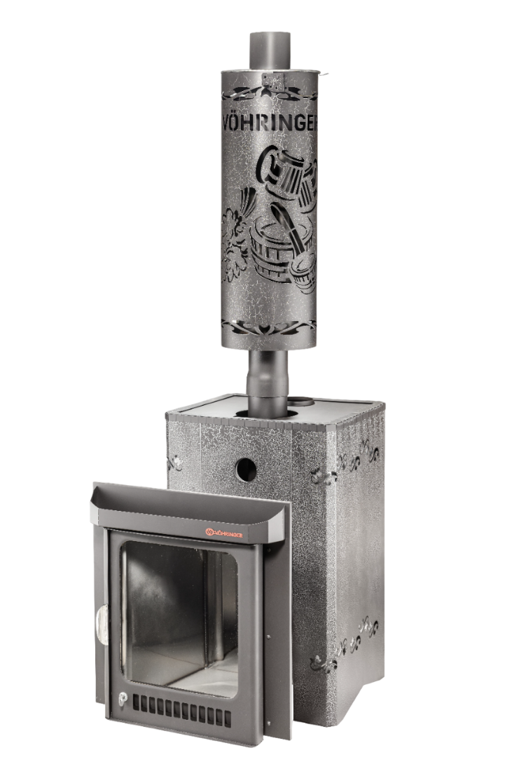 Печь для бани Ферингер Квадра ПФ в кожухе Стандарт - 5min