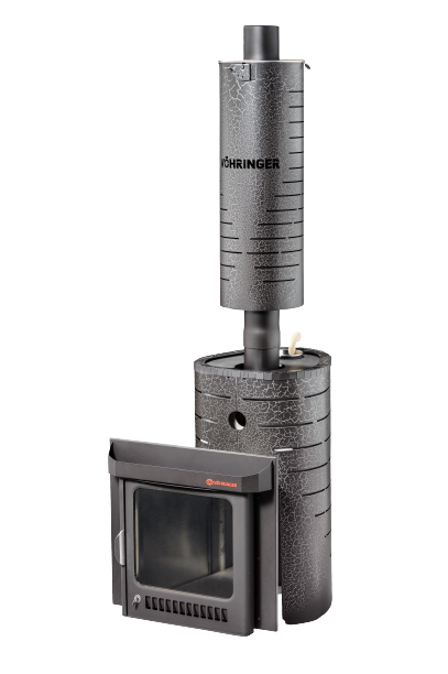 Печь для бани Ферингер Малютка ПФ в кожухе Лайн - 5min